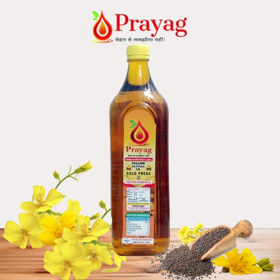 1 Ltr. Cold press Black Mustard Oil